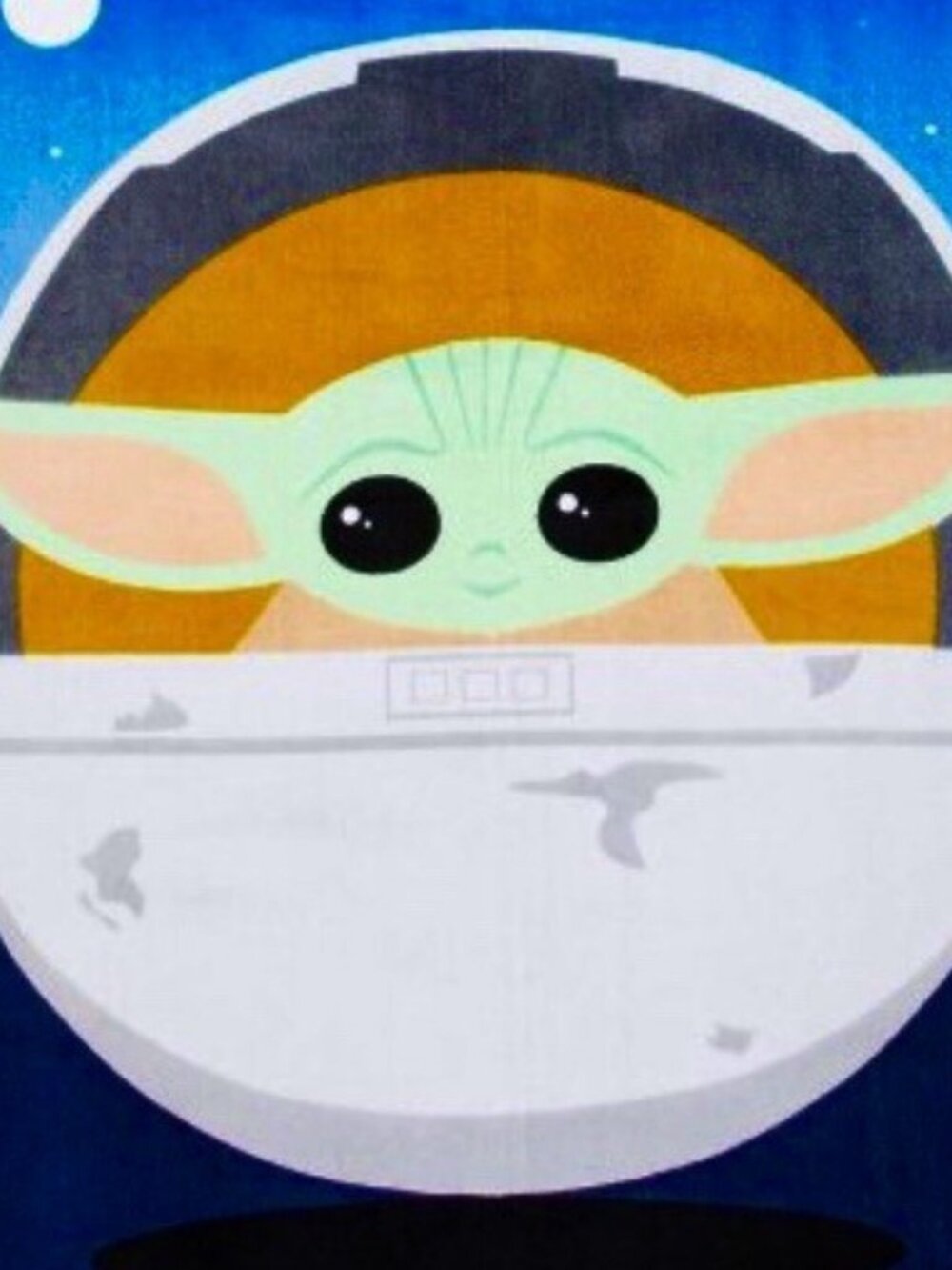 Star Wars *Gogu The Mandalorian 100% Cotton Beach Towel 28in X 58in New.